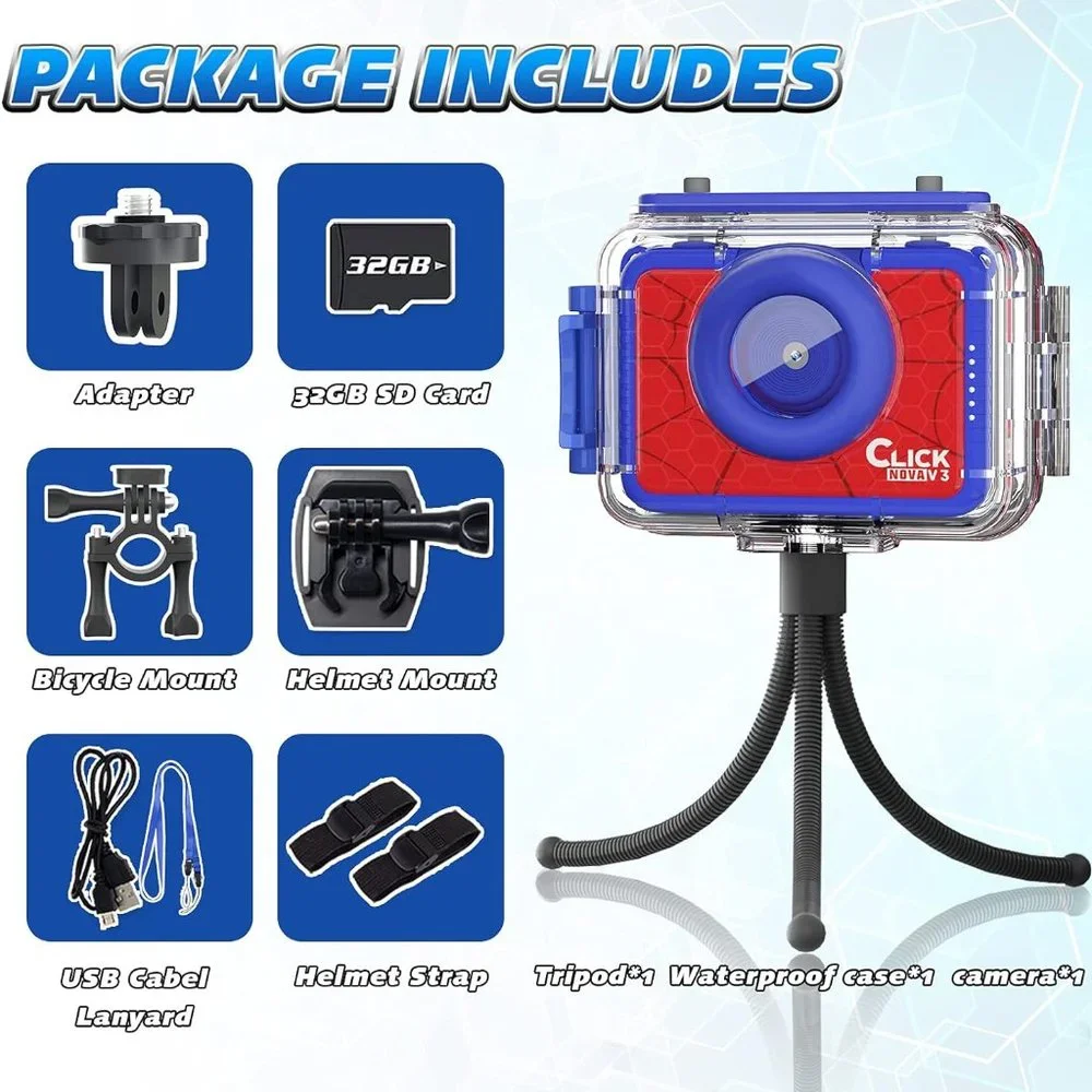 New Kids Selfie Waterproof Camera